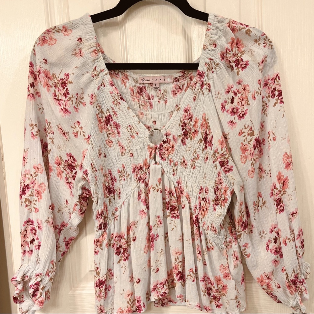 Francesca’s Floral Top